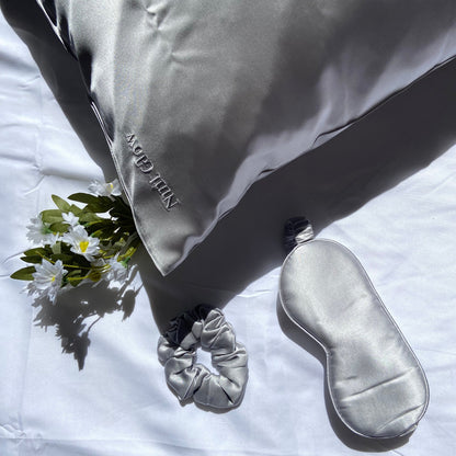 Taie d’oreiller 100% soie de mûrier naturelle Nuit Glow